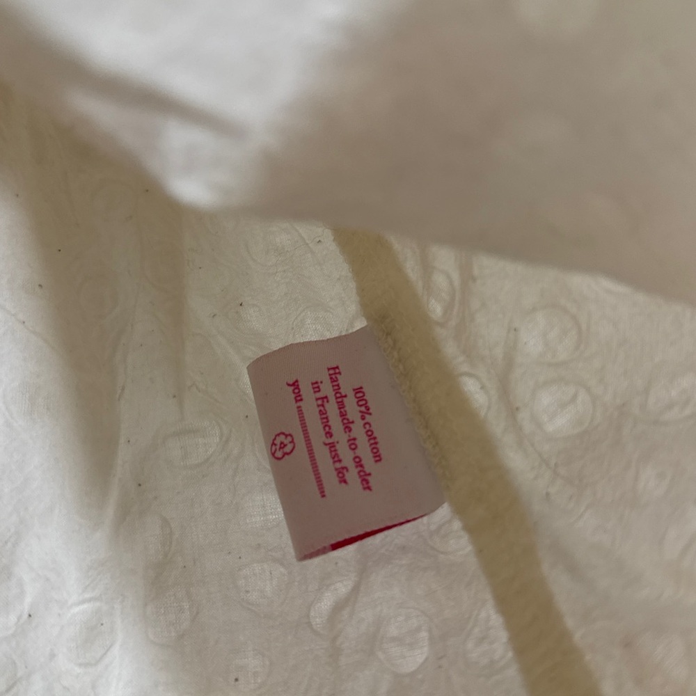 COUP DE FOUDRE II – Cream tone-to-tone dots puffy blouse - Picture 3 of 4